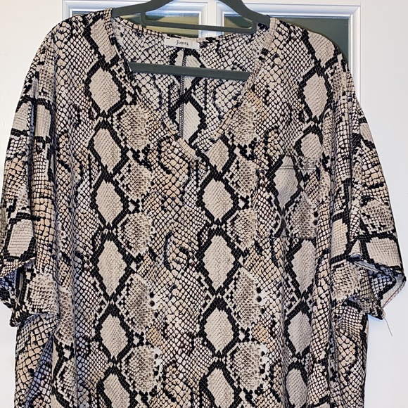 JODIFL Tops Snakeskin Shirt Poshmark